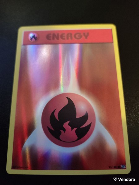  Fire Energy Reverse Holo 092/108 apo ti sillogi Evolutions 2016