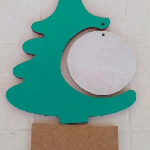Wooden Christmas tree new for crafts