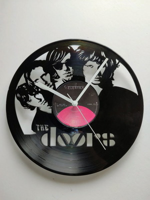 Ρολόι Τοίχου βινυλίου The Doors καινούργιο, αναλογικό