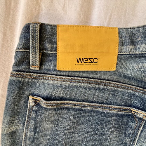 Wesc jeans size 28 used, regular waist