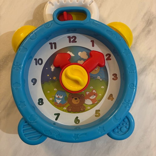 Playgo musical clock like new educational toy for kids