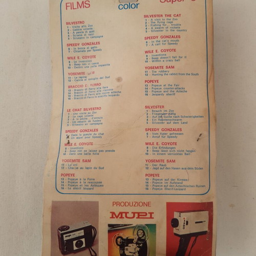 Cinevisor Film Super 8 Wile E. Coyote Inventions like new