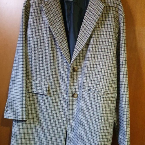 Checked coat Pull & Bear like new, beige and brown, size M