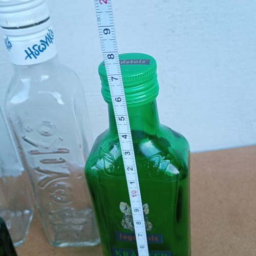 Set of 5 small bottles used