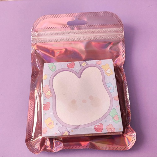 Note pad set new with pink and purple kids designs