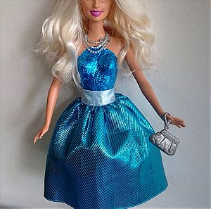Κούκλα Barbie Γκλιτεράτη & Εκθαμβωτική Πριγκίπισσα(Sparkle Top Dazzling Princess-Glitter)Mattel,2010