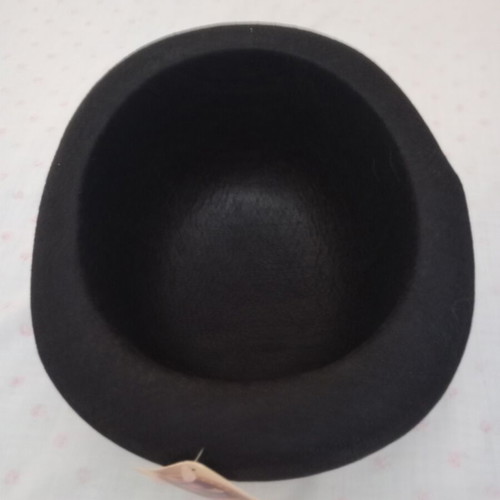 Charlie Chaplin style carnival hat new, black color