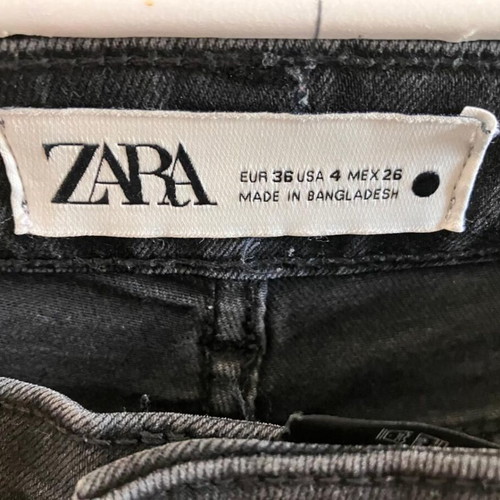ZARA high-waisted flare pants No. 36 like new, black