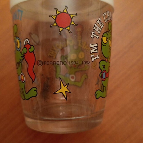 Nutella Ferrero collectible glasses vintage set of 3 like new