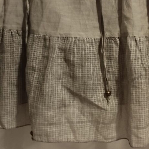 Women's shirt linen with cotton like new, gray, size L