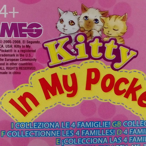 Kitty In My Pocket Series 1 New MOC European 2005-2008