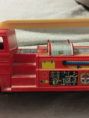 Vintage Fire Truck used, Greek made with batteries