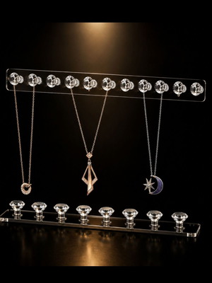 Jewelry organizer wall mount acrylic display new
