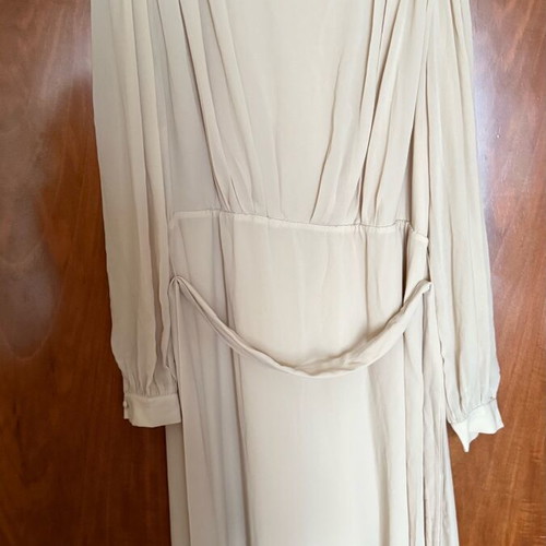 Midi dress H&M new, beige with belt