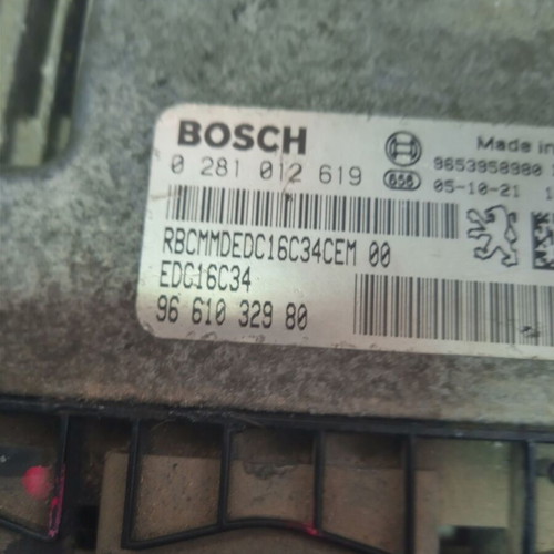 ECU computer Citroen Berlingo 1.6HDI used 9661032980 0281012619