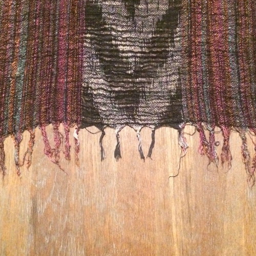 SCARF/CAP OF SPARSE KNITTING