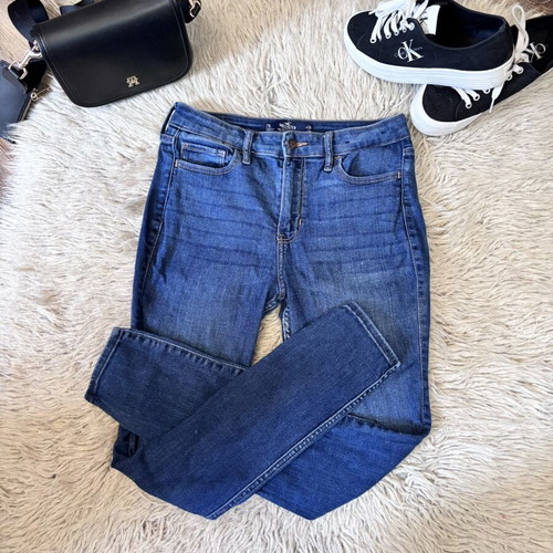 Hollister jeans like new, size M, dark blue
