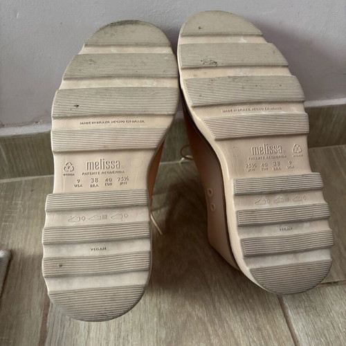Melissa beige-brown platform shoes like new, size 40