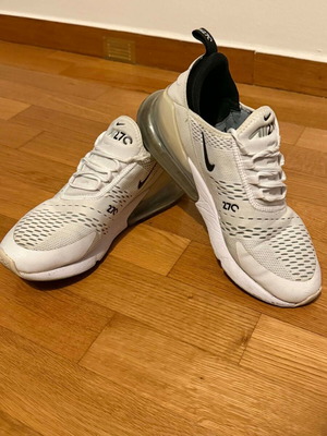 Nike Air Max 270 sneakers used, white size 43