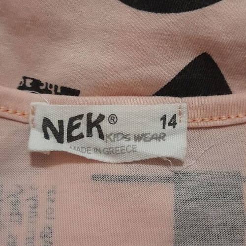 Nek Kids Wear asymmetrical short-sleeve blouse like new, for girl 14 years