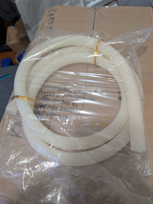 Silicone Hookah Hose like new, white flexible glowing tube