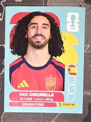 Panini Fifa World Cup 2026 Marc Cucurella sticker new