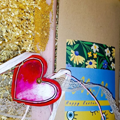 Handmade Easter scented candle new
