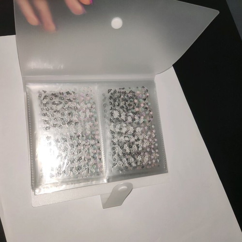 Nail stickers like new with storage book