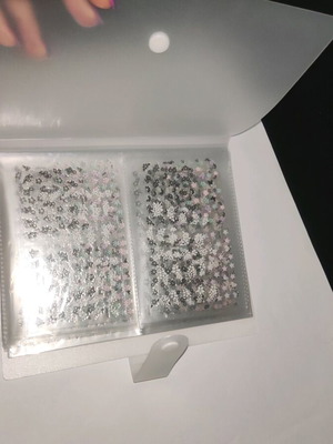 Nail stickers like new with storage book