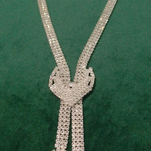 Strass necklace new in gift box