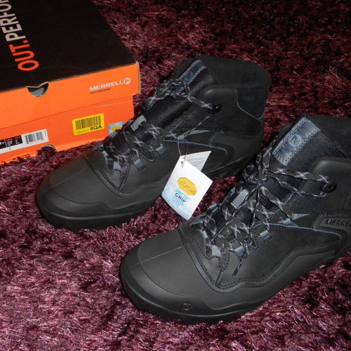 Merrell Overlook 6 Ice+ Waterproof shoes new, size 47, gray