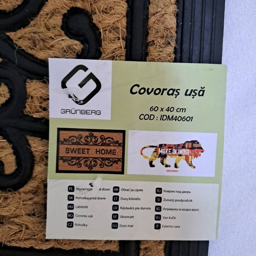 Set of three new rugs for bathroom, kitchen and door mat