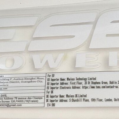 Diesel Power White Sticker Set of 2 20cm x 5cm new