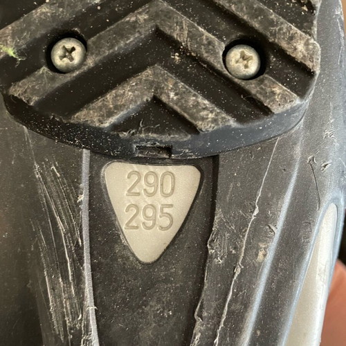 Nordica F6.5 alpine ski boots used, size 29.5 (45.5)