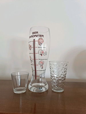 Humorous Beer Glass 30 cm like new