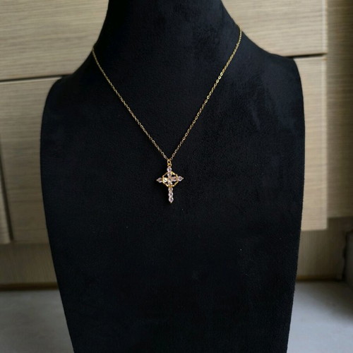 Women's necklace gold stainless steel new