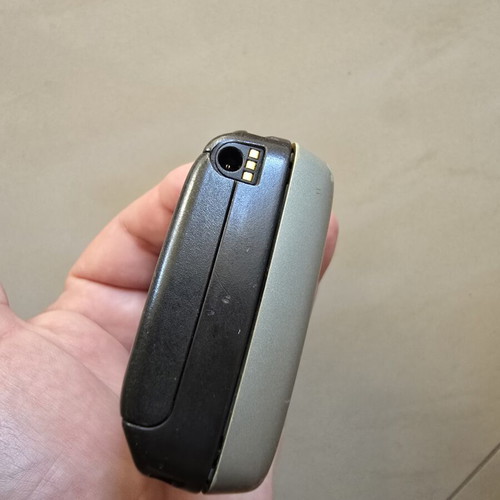 Nokia 7650 cell phone used, silver