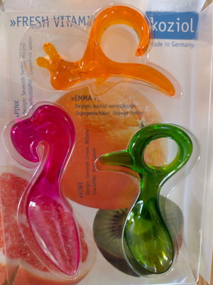 Koziol spoons for cleaning and eating citrus like new