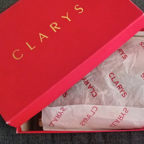 Clarys children's suede leather loafers like new, size 31, red