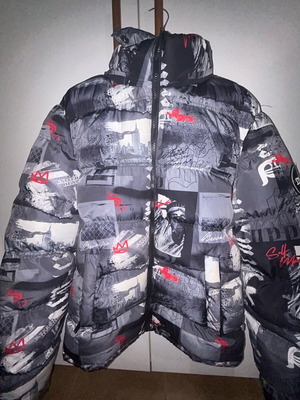 Supply&Demand puffer like new, size S, black and grey