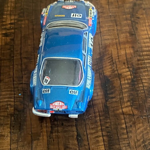 Alpine-Renault A110 toy car like new, Monte Carlo Rally 1973 model