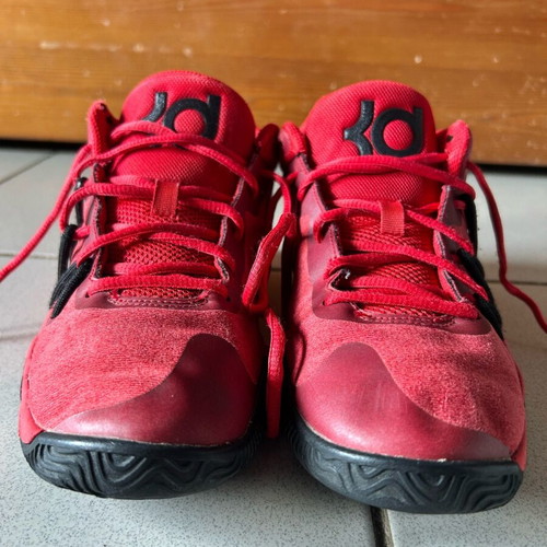 Nike KD Trey 5V Basketball Shoes Size 39 Like New Red Black