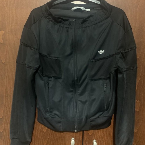 Adidas jacket used, black, sizes S and M