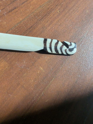 Papercutter handmade with African art animal head design