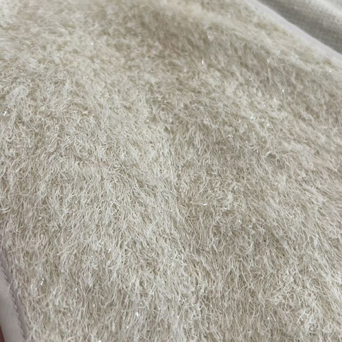 Shein white fluffy blouse like new, size M