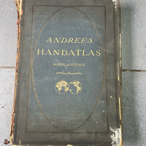 Andrees Allgemeiner Handatlas used book