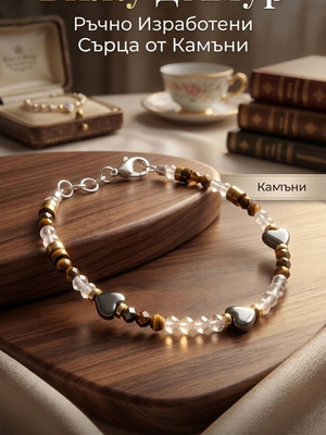 Bracelet d'Amour with natural stones, new, handmade