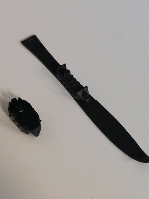 G.I. Joe Action Force Blizzard 1988 figure accessories used