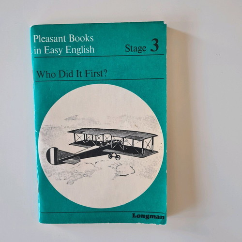Book Who did it first? used, English learning in simple English