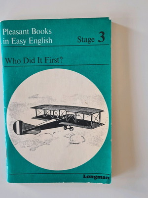 Book Who did it first? used, English learning in simple English